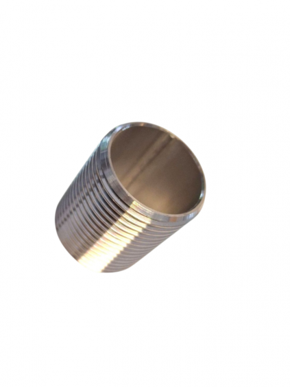 Edelstahl Rohrnippel,Außengewinde x Außengewinde,1/4 Zoll x 40mm,KULANO.store,AGxAG AGxAG Außengewinde x Außengewinde